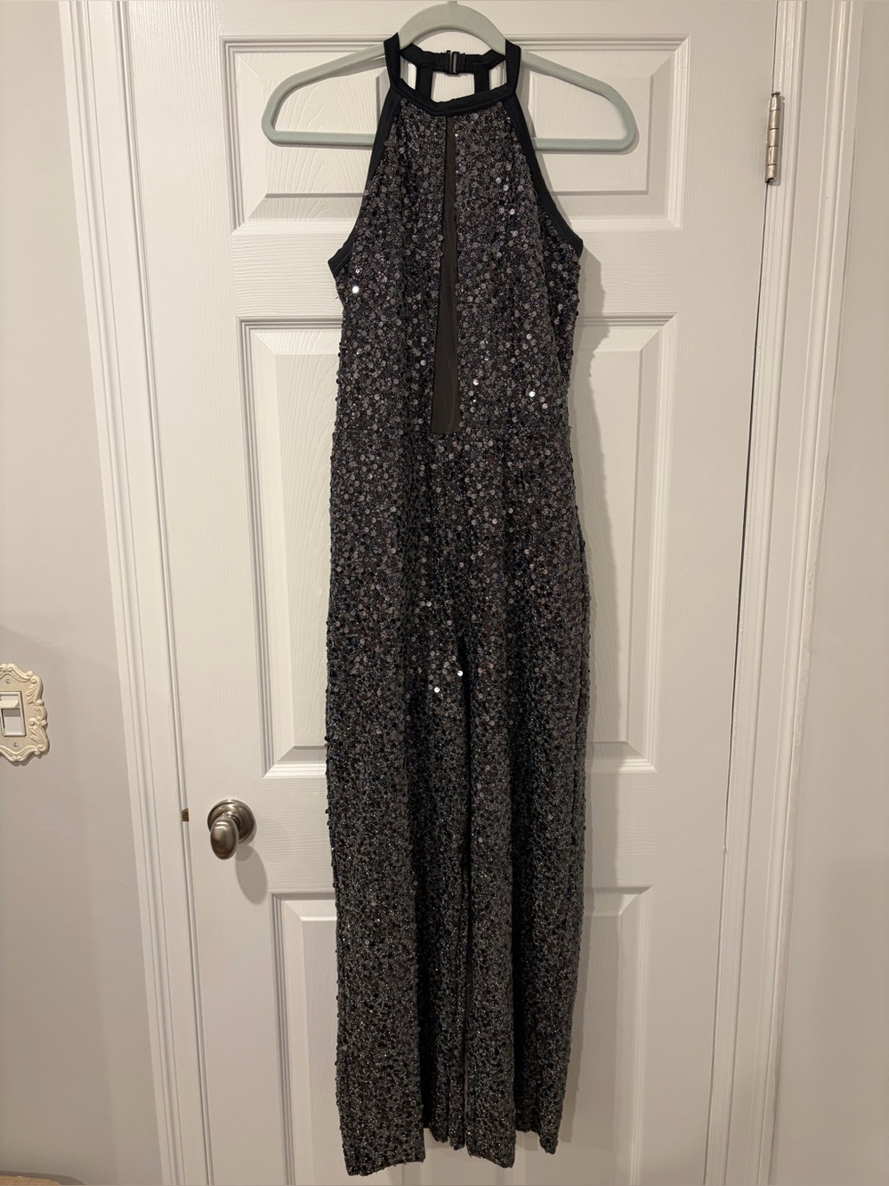 Weissman “Post That” Sequin Jumpsuit Dance Costume